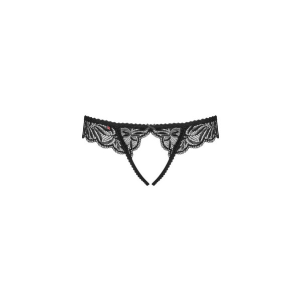 Contica Tanga ouvert - Noir